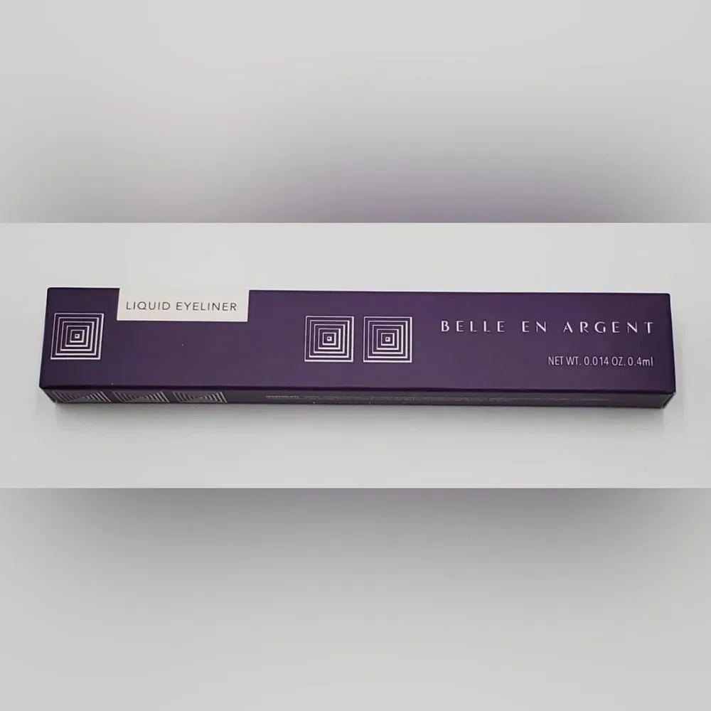 Belle En Argent Fine Print Liquid Liner • Black • NEW